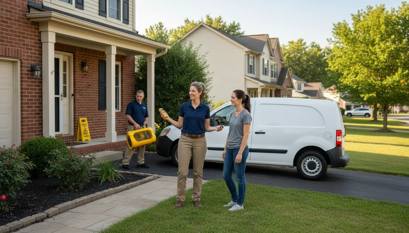 Water restoration image for Mildew Remediation in Milford, VA